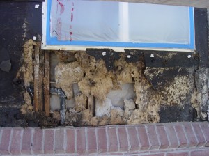 leaking window